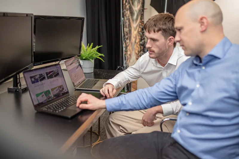 Halizona checking how AI search describes a client business
